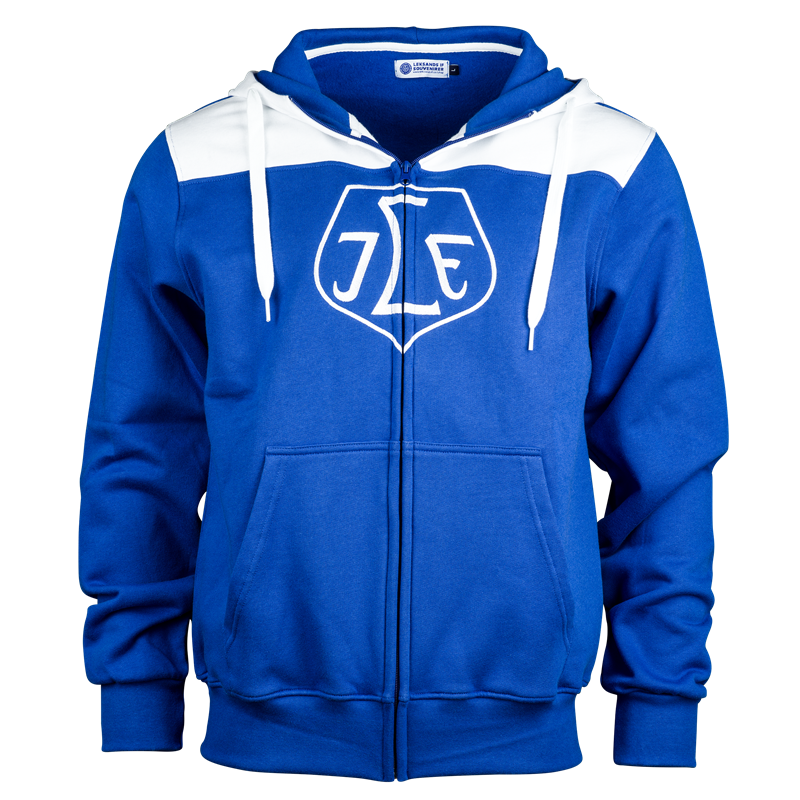 Ziphood royalblå/vit sköld