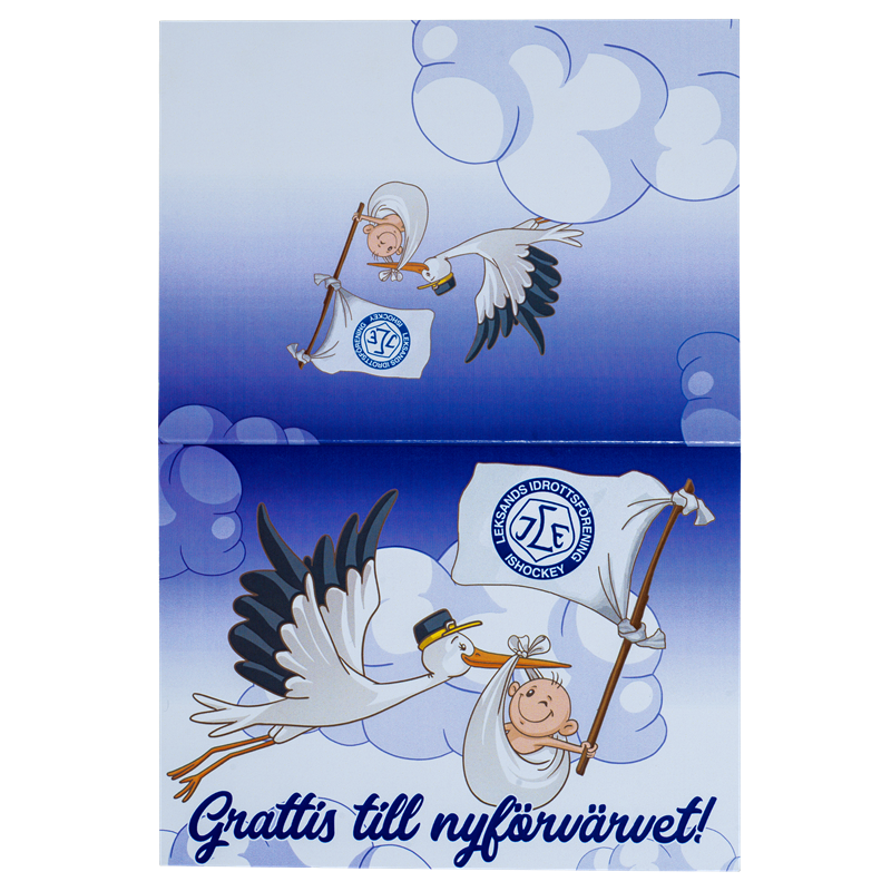 Gratulationskort nyfödd