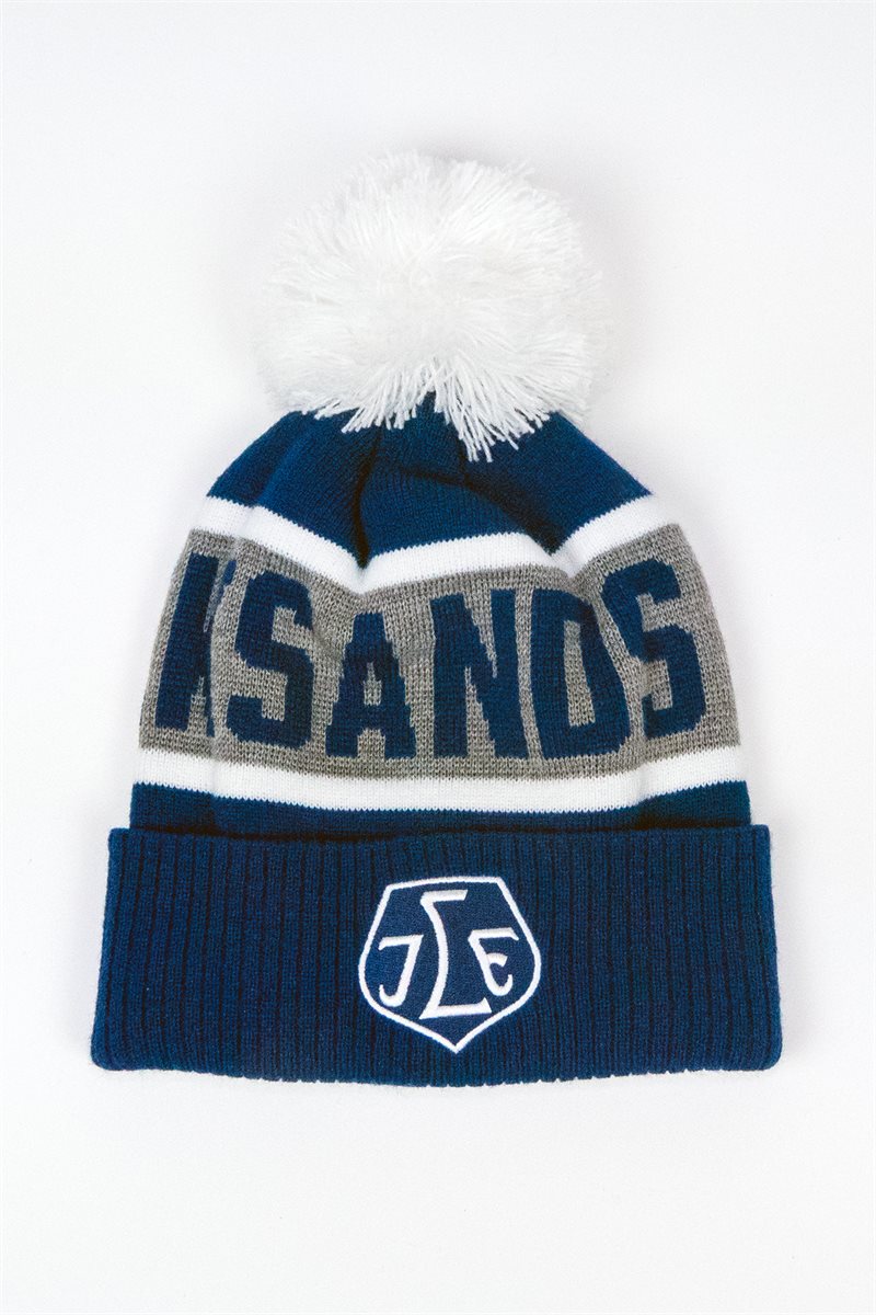 Mössa junior marin/vit/grå