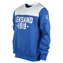 Sweatshirt royalblå/vit 