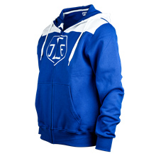 Ziphood royalblå/vit sköld