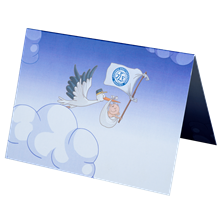 Gratulationskort nyfödd