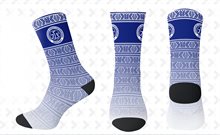 Strumpor blå/vit Leksands IF